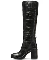 Michael Kors Women's Hayden Croc-Embossed Boots