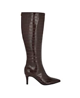 Guess Women's Wayla Knee High Pointed Toe Dress Boots