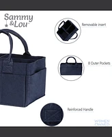 Navy Felt Storage Caddy by Sammy & Lou