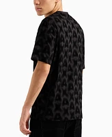 A|X Armani Exchange Men's Flocking Logo T-Shirt