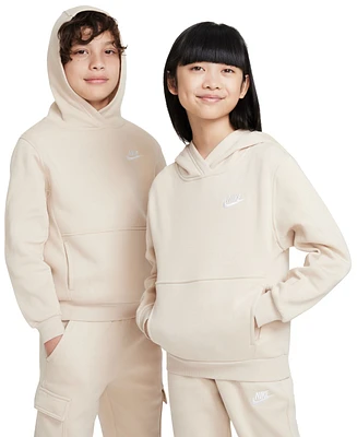 Nike Sportswear Big Kids Club Fleece Pullover Hoodie