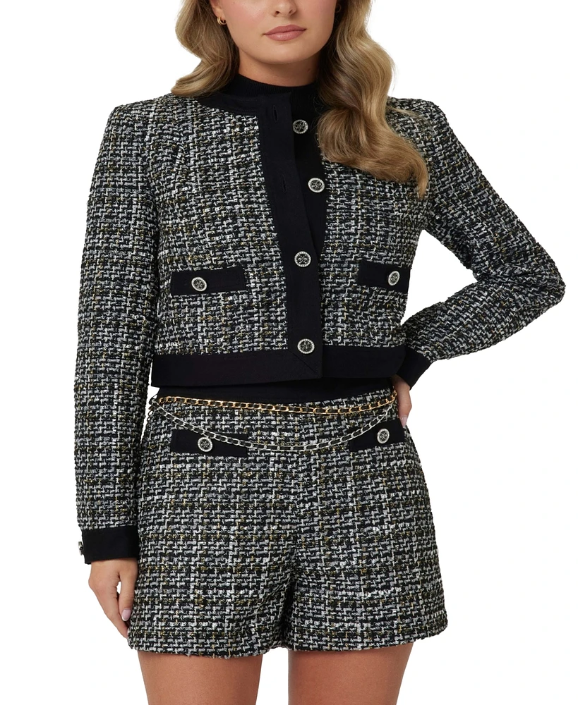 Guess Women's Yvonne Tweed Jacket