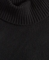 On 34th Women's Relaxed Ribbed-Detail Turtleneck Sweater, Exclusively at Macy's