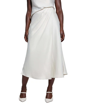 Guess Women's Anastasia Satin Midi Skirt