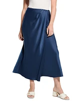 Guess Women's Anastasia Satin Midi Skirt