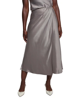 Guess Women's Anastasia Satin Midi Skirt