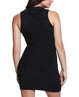 Guess Women's Vero Fuzzy Sleeveless Sweater Dress