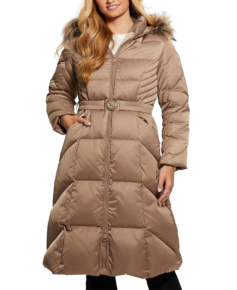 Guess Women's Olga Hooded Puffer Coat