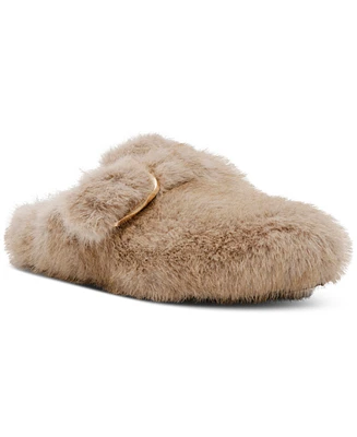 Steve Madden Women's Bohan Faux-Fur Cozy Clog Mules