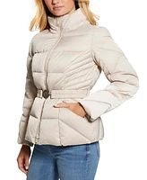 Guess Women's New Olga Genuine Short Down Jacket