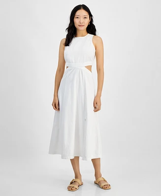 On 34th Women's Cutout Denim Dress, Exclusively at Macy's