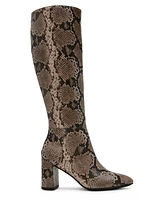 Anne Klein Women's Beth Block Heel Knee High Dress Boots