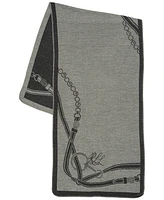 Lauren Ralph Lauren Belting Blanket Stitch Wrap