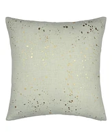 Designers Guild Carrara Fiore Platinum Linen Decorative Pillow