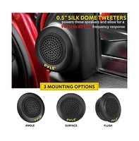 Pyle 6.5" Component Car Speaker Kit, 400 Watt, 2-Way System