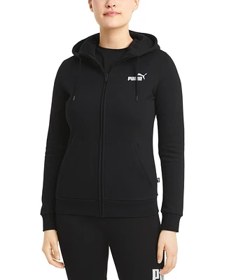 Puma Women's Long-Sleeve Zip-Front Hooded Sweatshirt