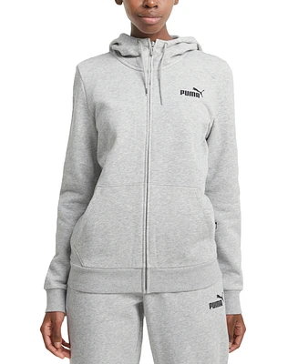 Puma Women's Long-Sleeve Zip-Front Hooded Sweatshirt