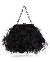 Lauren Ralph Lauren Hollie Small Feather Clutch