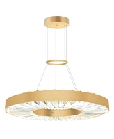 Cwi Lighting 4" Metal Bjoux Led Chandelier