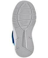 Skechers Toddler Boys' Microspec Advance Fastening Strap Casual Sneakers from Finish Line