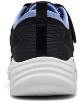 Skechers Little Girls' Wave 92 Fastening Strap Casual Sneakers from Finish Line