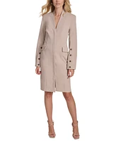 Calvin Klein Women's Scuba-Crepe Long-Sleeve Jacket Dress