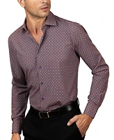 Tayion Collection Men's Slim-Fit Dress Shirt