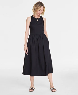 On 34th Women's Sleeveless Fit & Flare Midi Dress, Created for Macy's