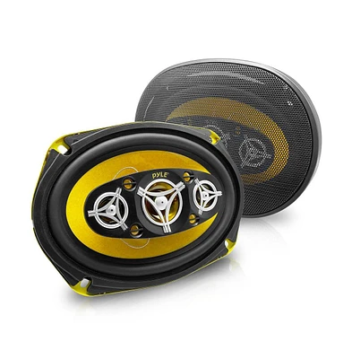 Pyle 6'' x 9'' Eight-Way Car Speakers, 500 Watt