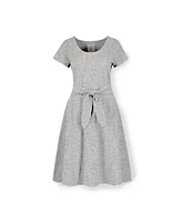 Hope & Henry Women's Tie-Waist Knit Dress