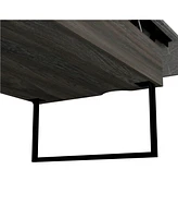 Toronto Lift Top Coffee Table, One Drawer, Two Legs