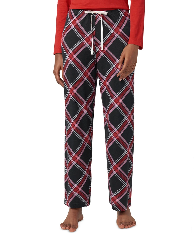 Hue Women's Perfect Plaid Mid-Rise Pajama Pants