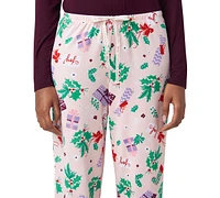 Hue Women's Comforts And Joy Mid-Rise Pajama Pants