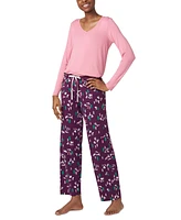 Hue Women's Dogs The Wild Mid-Rise Pajama Pants