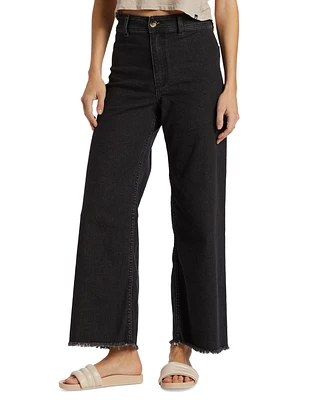 Billabong Juniors' Free Fall Wide Leg Jeans