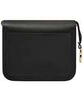 Fossil Lennox Leather Flap Crossbody Bag