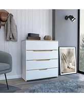 Aralia Drawer Dresser 35"H, Four Drawers, Superior Top