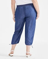 Style & Co Plus Pull-On High-Rise Capri, Exclusively at Macy's