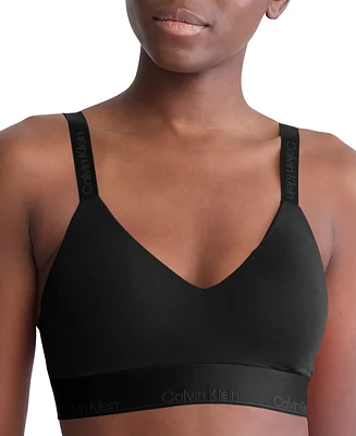 Calvin Klein Women's Modern Cotton Holiday Lightly Lined Bralette QF7993