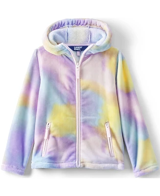 Lands' End Big Girls Plus Softest Fleece Hoodie