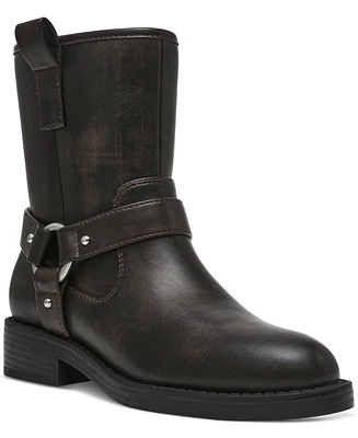 Dv Dolce Vita Women's Poca Harness-Strap Moto Booties