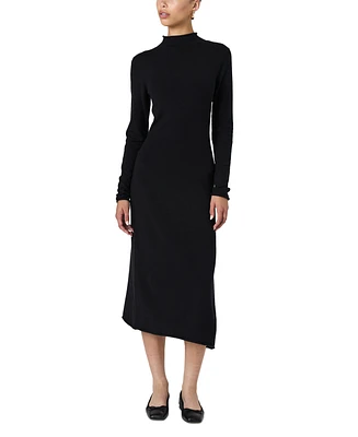 French Connection Women's Cosysoft Side-Slit Midi Dress