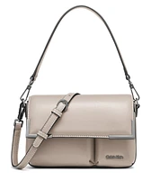 Calvin Klein Mica Flap Convertible Small Crossbody Bag