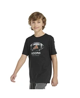 adidas Big Boys Short Sleeve Metal Football Tee