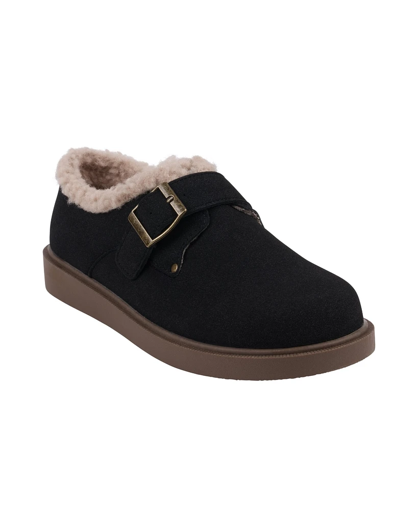 Gc Shoes Women's Ezra Shearling Buckle Clogs