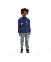 Andy & Evan Toddler Boys Toddler/Child Patches Hooded Sweater