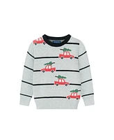 Andy & Evan Little Boys Toddler/Child Grey Holiday Sweater