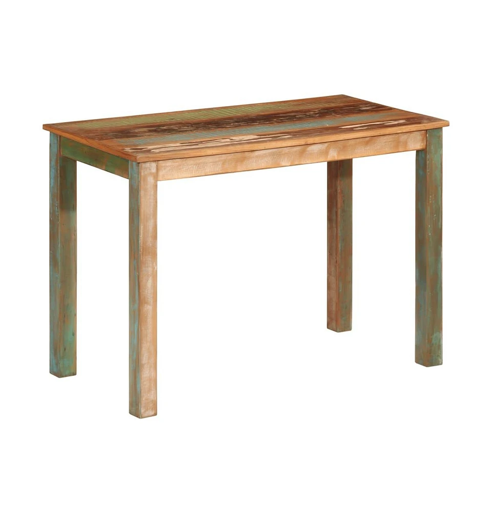 vidaXL Dining Table 43.3"x21.7"x29.9" Solid Wood Reclaimed