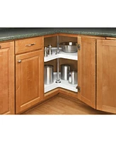 Rev-a-Shelf 28'' Kidney-Shaped Lazy Susan Corner Wall Cabinet Two-Shelf, 6472-28-11-52