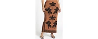 Eloquii Plus Size Intarsia Column Skirt